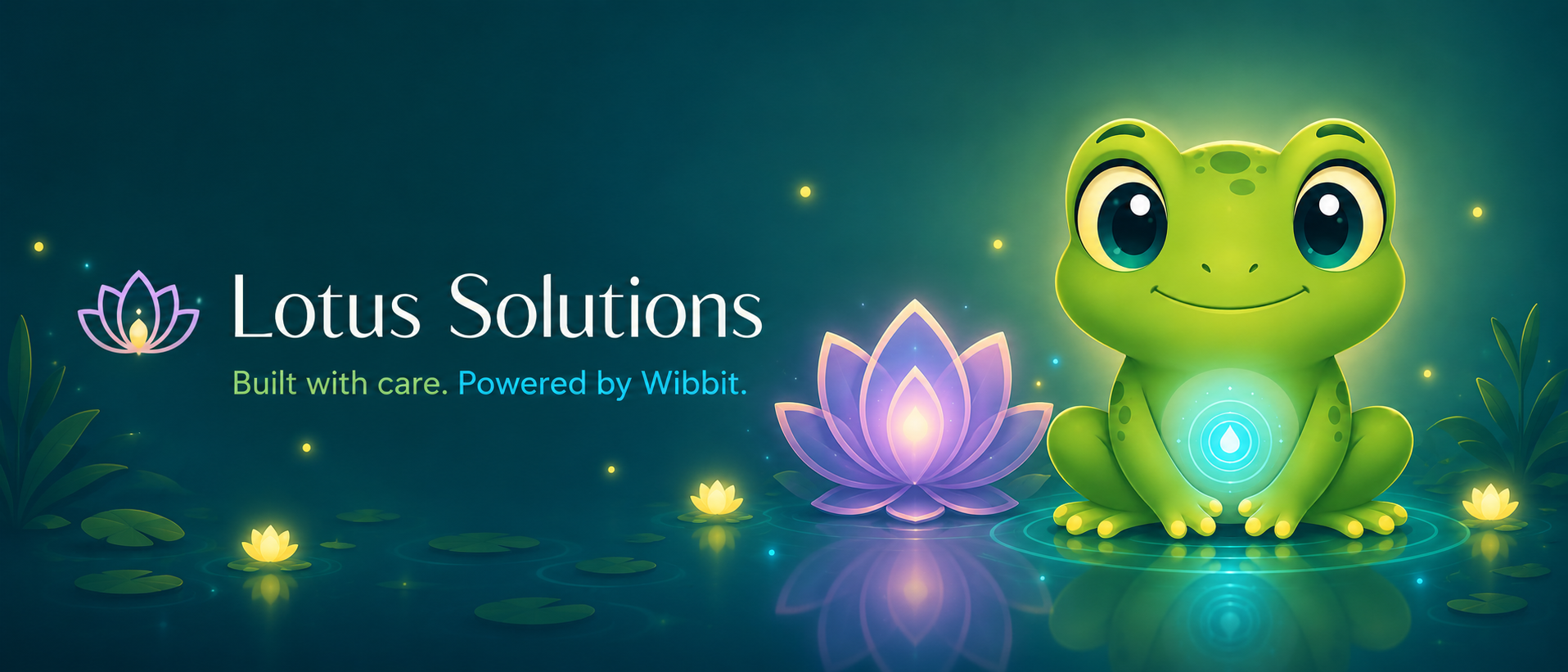 Lotus Solutions built with care powered by Wibbit banner
